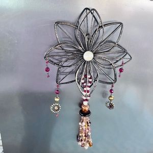 Handmade Metal and Bead Sun-catcher